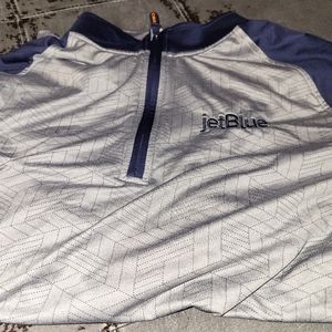 Jet blue 1/4 zip